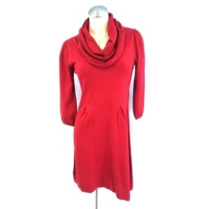Alyx Red Cowl Neck Dress